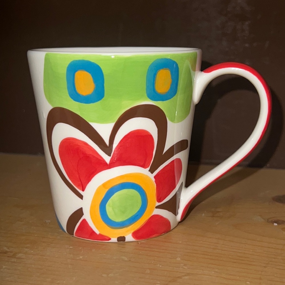 NWT Hues and Brews Floral Coffee Mug
